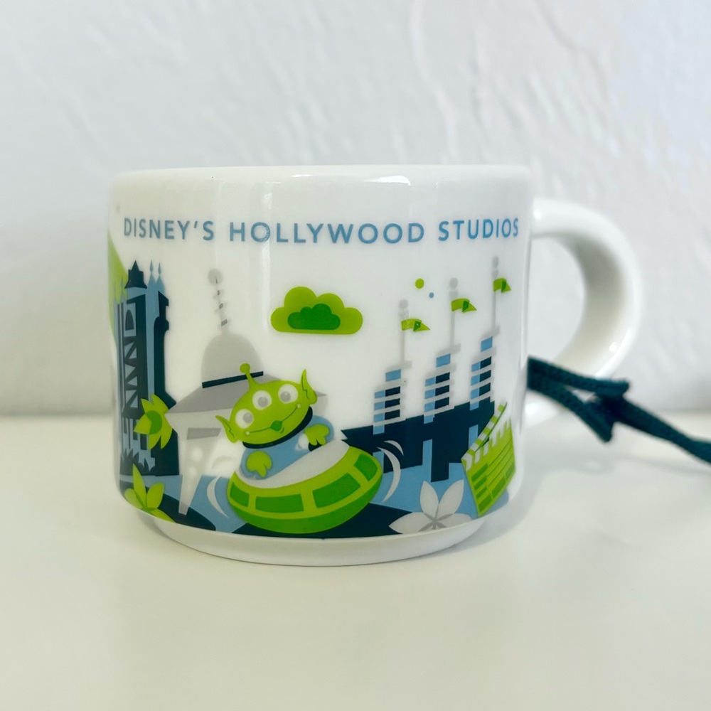 Starbucks Disney Hollywood Studios You Are Here 2 Oz Mini Mug Ornament